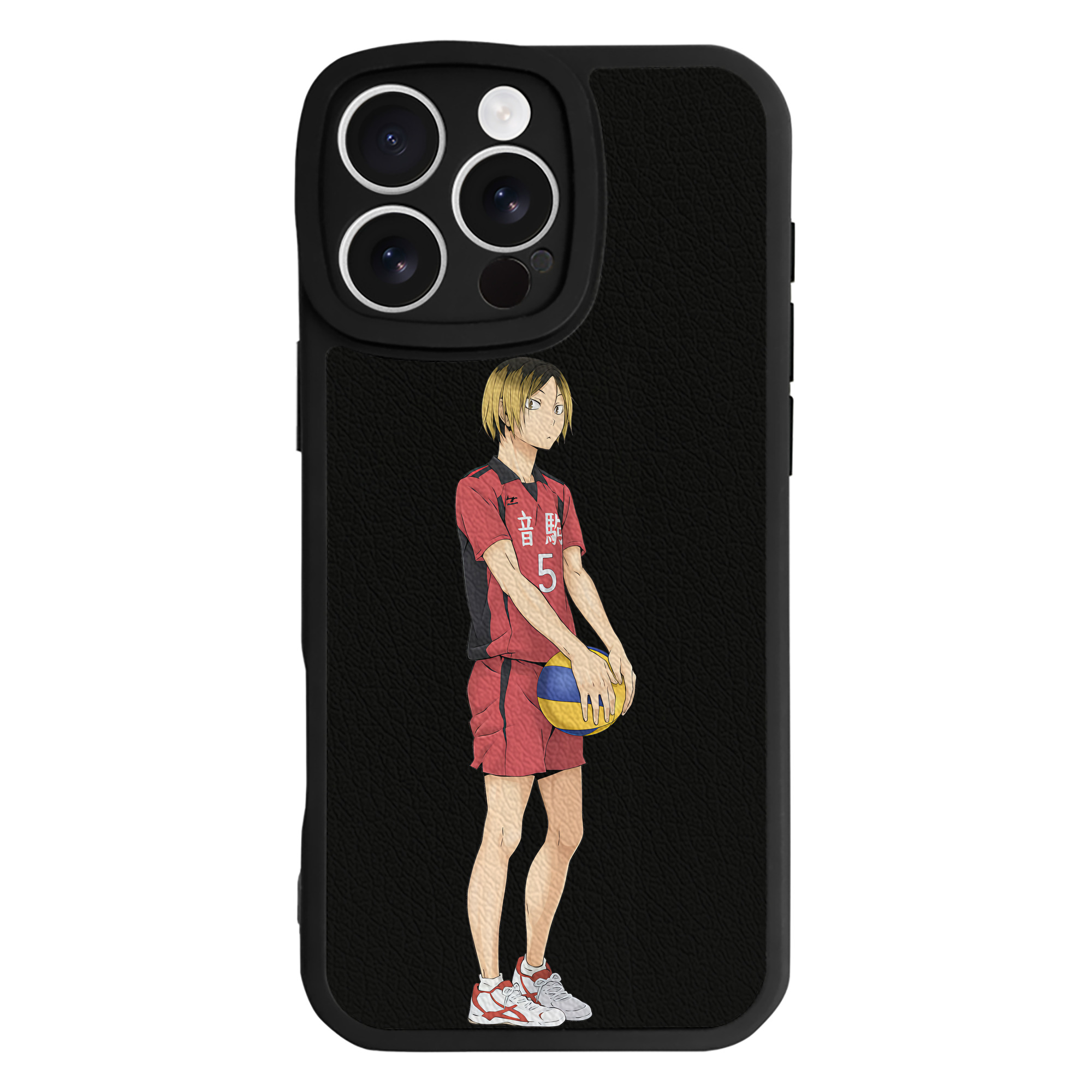 （画像用） ハイキュー!! Haikyu!! 【iPhone 16シリーズ対応】シリコンスマホケース（レザー調） 材質：シリコン
